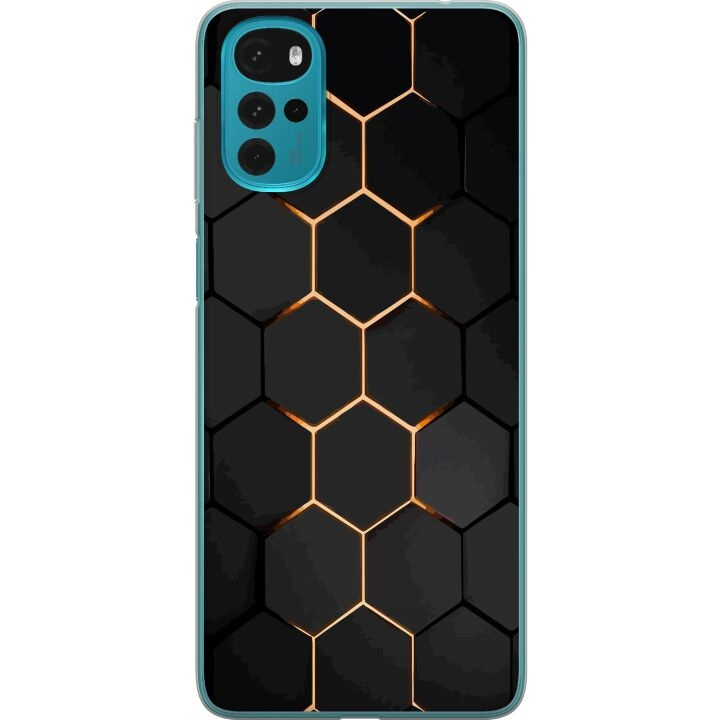 Mobilcover til Motorola Moto G22 med Luksuriøst Mønster motiv i gruppen SMARTPHONES & TABLETS / Mobil Beskyttelse / Motorola hos TP E-commerce Nordic AB (A54771)