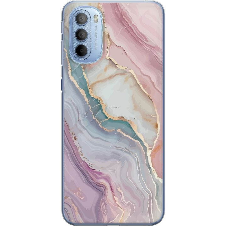 Mobilcover til Motorola Moto G31 med Marmor motiv i gruppen SMARTPHONES & TABLETS / Mobil Beskyttelse / Motorola hos TP E-commerce Nordic AB (A54930)