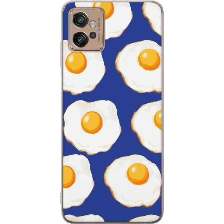 Mobilcover til Motorola Moto G32 med Stegte æg motiv i gruppen SMARTPHONES & TABLETS / Mobil Beskyttelse / Motorola hos TP E-commerce Nordic AB (A54941)