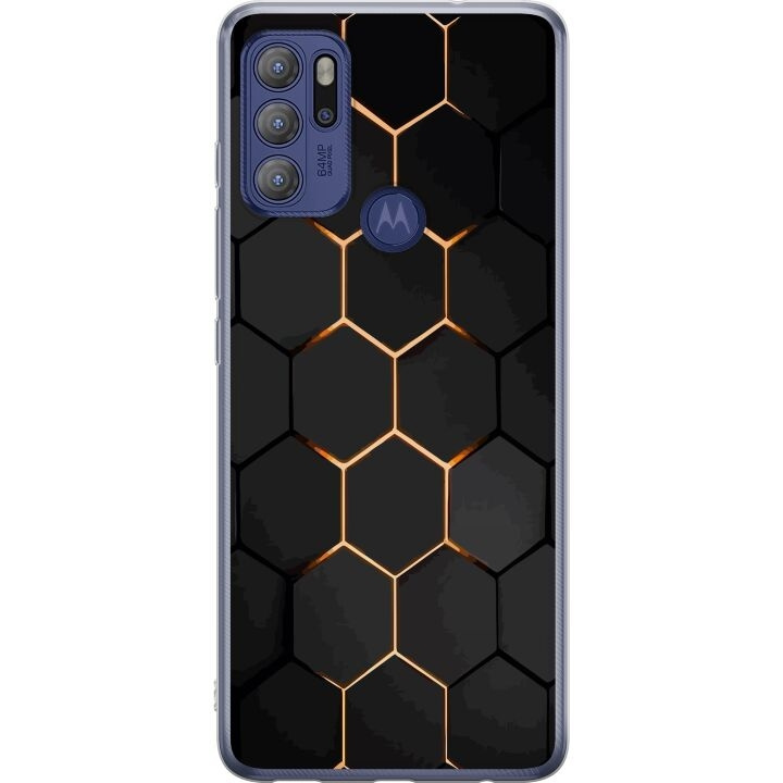 Mobilcover til Motorola Moto G60S med Luksuriøst Mønster motiv i gruppen SMARTPHONES & TABLETS / Mobil Beskyttelse / Motorola hos TP E-commerce Nordic AB (A55230)