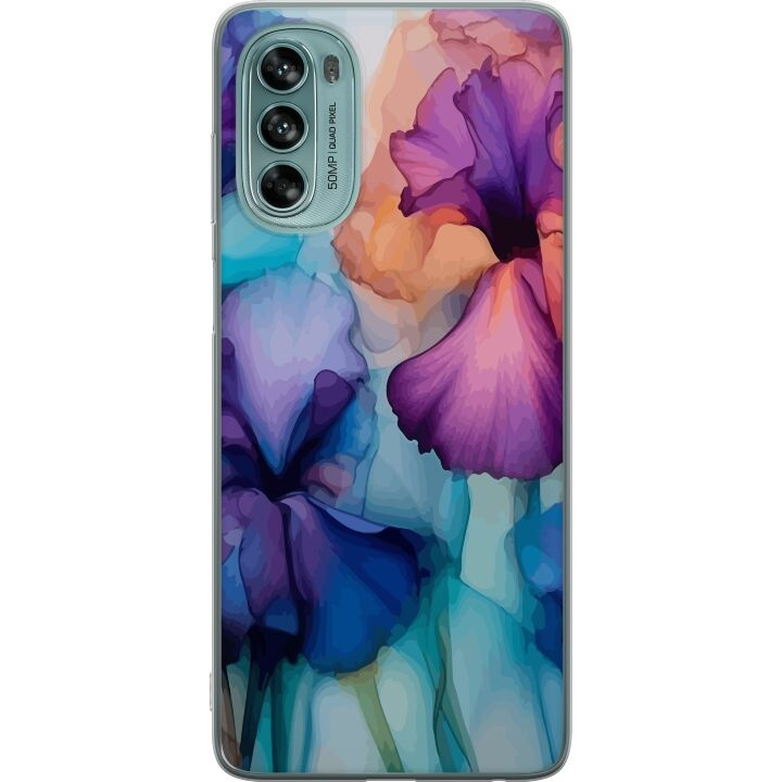 Mobilcover til Motorola Moto G62 5G med Magiske blomster motiv i gruppen SMARTPHONES & TABLETS / Mobil Beskyttelse / Motorola hos TP E-commerce Nordic AB (A55235)