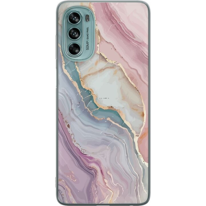 Mobilcover til Motorola Moto G62 5G med Marmor motiv i gruppen SMARTPHONES & TABLETS / Mobil Beskyttelse / Motorola hos TP E-commerce Nordic AB (A55254)