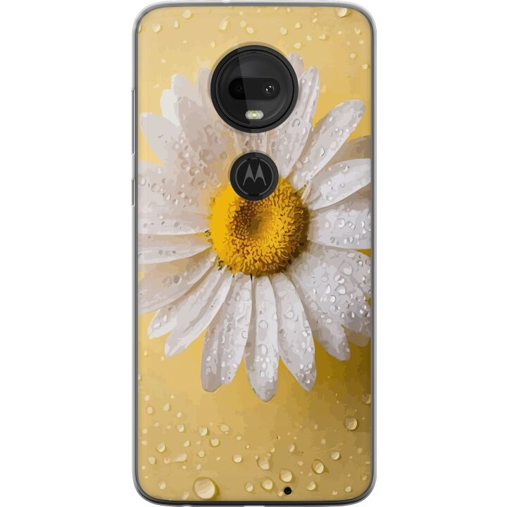 Mobilcover til Motorola Moto G7 med Porcelænsblomst motiv i gruppen SMARTPHONES & TABLETS / Mobil Beskyttelse / Motorola hos TP E-commerce Nordic AB (A55259)