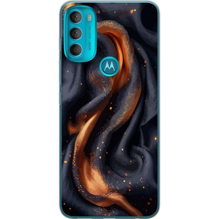 Mobilcover til Motorola Moto G71 5G med Brandigt silke motiv i gruppen SMARTPHONES & TABLETS / Mobil Beskyttelse / Motorola hos TP E-commerce Nordic AB (A55287)