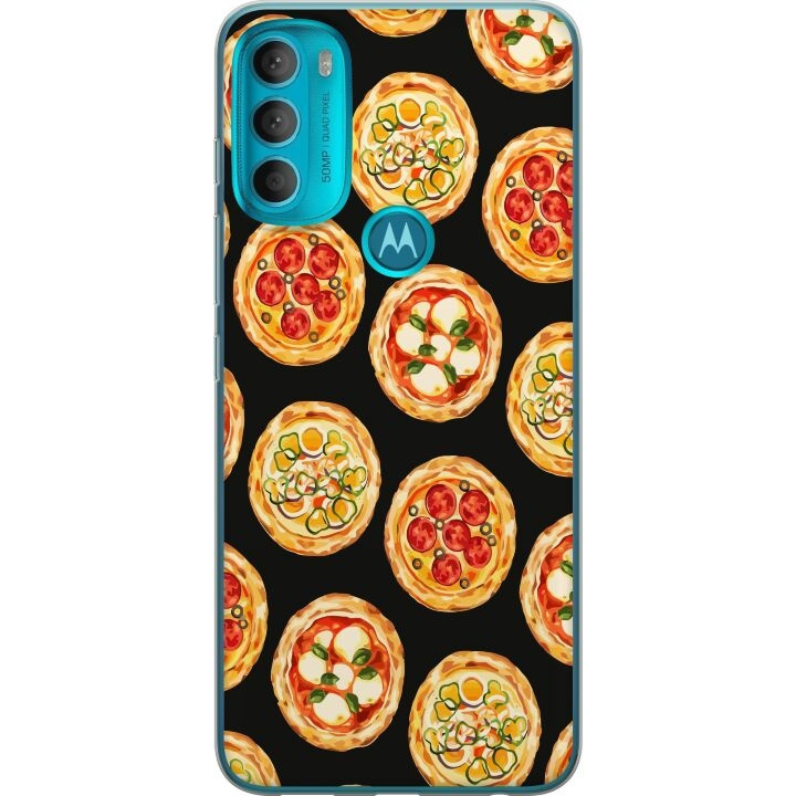 Mobilcover til Motorola Moto G71 5G med Pizza motiv i gruppen SMARTPHONES & TABLETS / Mobil Beskyttelse / Motorola hos TP E-commerce Nordic AB (A55299)