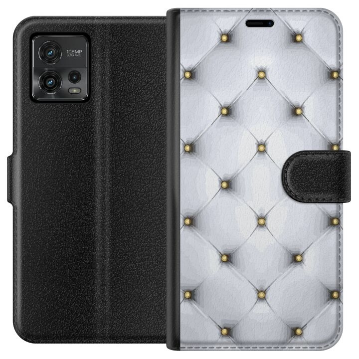 Tegnebogsetui til Motorola Moto G72 med Luksuriøst motiv i gruppen SMARTPHONES & TABLETS / Mobil Beskyttelse / Motorola hos TP E-commerce Nordic AB (A55327)
