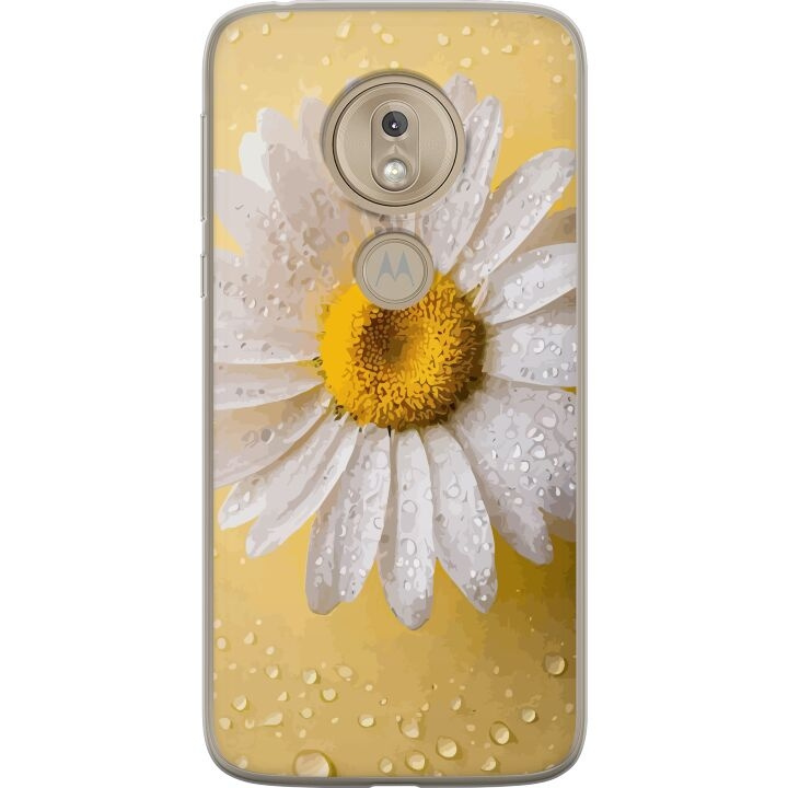 Mobilcover til Motorola Moto G7 Play med Porcelænsblomst motiv i gruppen SMARTPHONES & TABLETS / Mobil Beskyttelse / Motorola hos TP E-commerce Nordic AB (A55448)