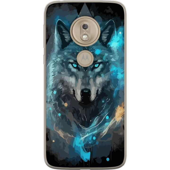 Mobilcover til Motorola Moto G7 Play med Ulve motiv i gruppen SMARTPHONES & TABLETS / Mobil Beskyttelse / Motorola hos TP E-commerce Nordic AB (A55453)