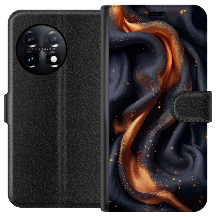Tegnebogsetui til OnePlus 11 med Brandigt silke motiv i gruppen SMARTPHONES & TABLETS / Mobil Beskyttelse / OnePlus hos TP E-commerce Nordic AB (A56394)