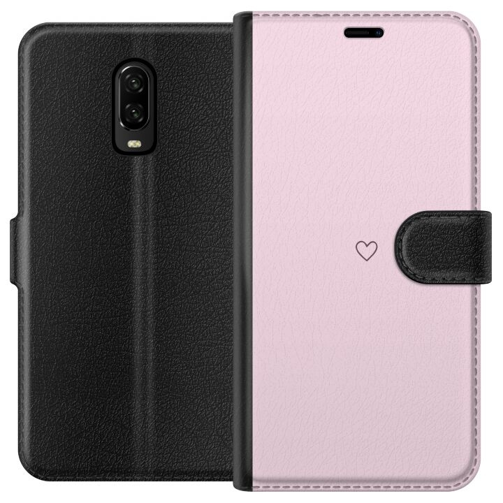 Tegnebogsetui til OnePlus 6T med Hjerte motiv i gruppen SMARTPHONES & TABLETS / Mobil Beskyttelse / OnePlus hos TP E-commerce Nordic AB (A56547)