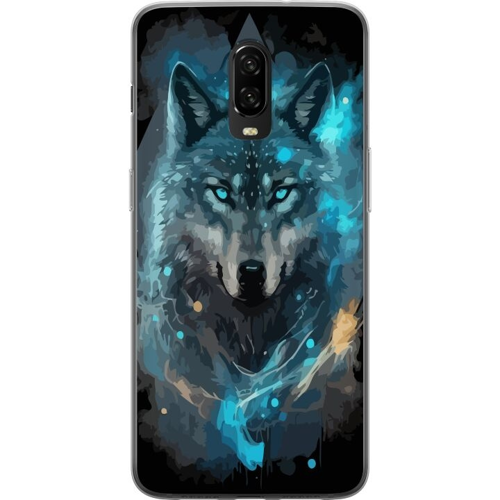 Mobilcover til OnePlus 6T med Ulve motiv i gruppen SMARTPHONES & TABLETS / Mobil Beskyttelse / OnePlus hos TP E-commerce Nordic AB (A56560)