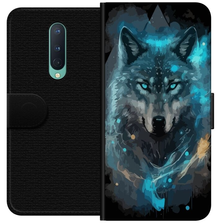 Tegnebogsetui til OnePlus 8 med Ulve motiv i gruppen SMARTPHONES & TABLETS / Mobil Beskyttelse / OnePlus hos TP E-commerce Nordic AB (A56803)