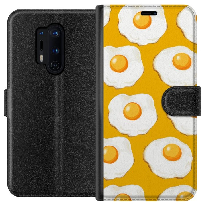 Tegnebogsetui til OnePlus 8 Pro med Stegt æg motiv i gruppen SMARTPHONES & TABLETS / Mobil Beskyttelse / OnePlus hos TP E-commerce Nordic AB (A56854)