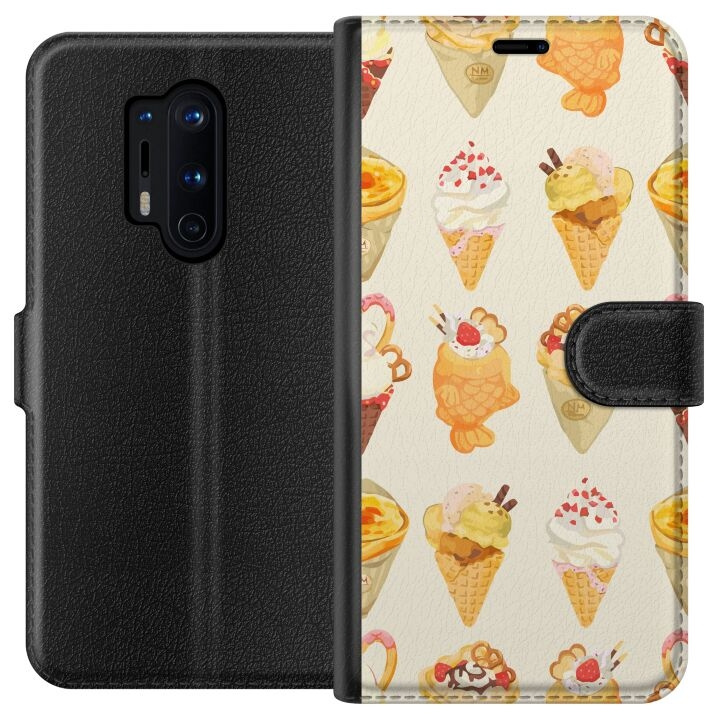 Tegnebogsetui til OnePlus 8 Pro med Glasagtigt motiv i gruppen SMARTPHONES & TABLETS / Mobil Beskyttelse / OnePlus hos TP E-commerce Nordic AB (A56863)
