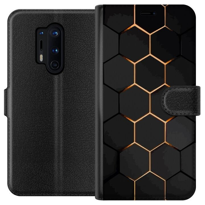 Tegnebogsetui til OnePlus 8 Pro med Luksuriøst Mønster motiv i gruppen SMARTPHONES & TABLETS / Mobil Beskyttelse / OnePlus hos TP E-commerce Nordic AB (A56877)