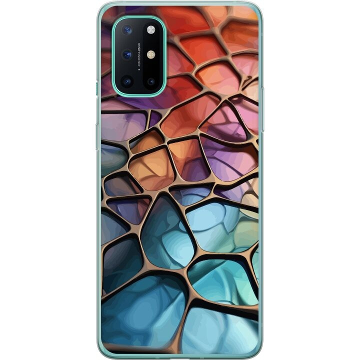 Mobilcover til OnePlus 8T med Metallict mønster motiv i gruppen SMARTPHONES & TABLETS / Mobil Beskyttelse / OnePlus hos TP E-commerce Nordic AB (A56943)