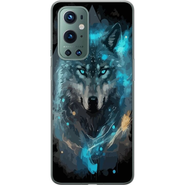 Mobilcover til OnePlus 9 Pro med Ulve motiv i gruppen SMARTPHONES & TABLETS / Mobil Beskyttelse / OnePlus hos TP E-commerce Nordic AB (A57046)