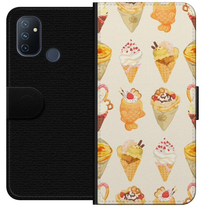 Tegnebogsetui til OnePlus Nord N100 med Glasagtigt motiv i gruppen SMARTPHONES & TABLETS / Mobil Beskyttelse / OnePlus hos TP E-commerce Nordic AB (A57268)