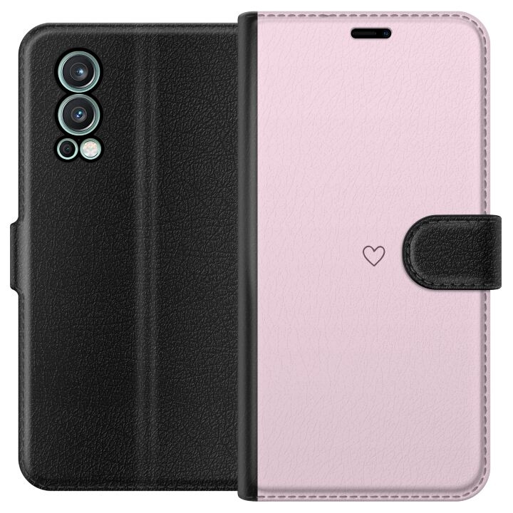 Tegnebogsetui til OnePlus Nord 2 5G med Hjerte motiv i gruppen SMARTPHONES & TABLETS / Mobil Beskyttelse / OnePlus hos TP E-commerce Nordic AB (A57330)