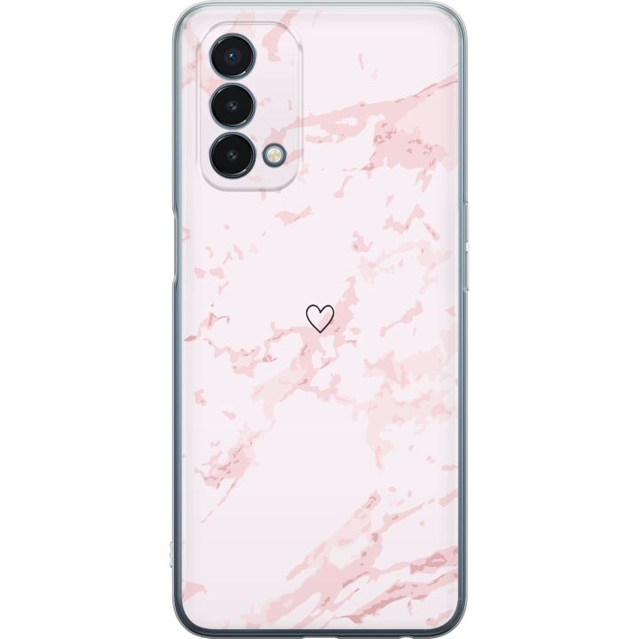 Mobilcover til OnePlus Nord N200 5G med Rosa Hjerte motiv i gruppen SMARTPHONES & TABLETS / Mobil Beskyttelse / OnePlus hos TP E-commerce Nordic AB (A57415)