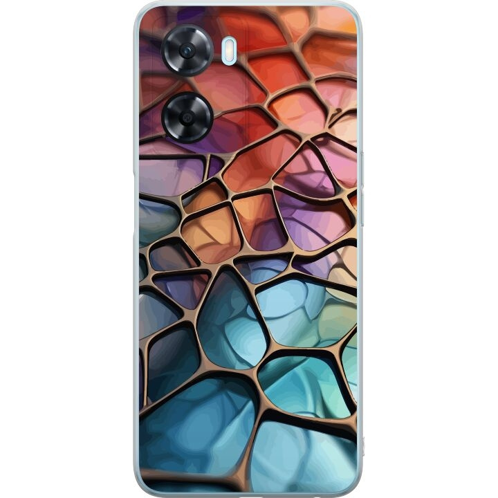Mobilcover til OnePlus Nord N20 SE med Metallict mønster motiv i gruppen SMARTPHONES & TABLETS / Mobil Beskyttelse / OnePlus hos TP E-commerce Nordic AB (A57456)