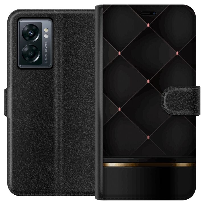 Tegnebogsetui til OnePlus Nord N300 med Luksuslinje motiv i gruppen SMARTPHONES & TABLETS / Mobil Beskyttelse / OnePlus hos TP E-commerce Nordic AB (A57515)