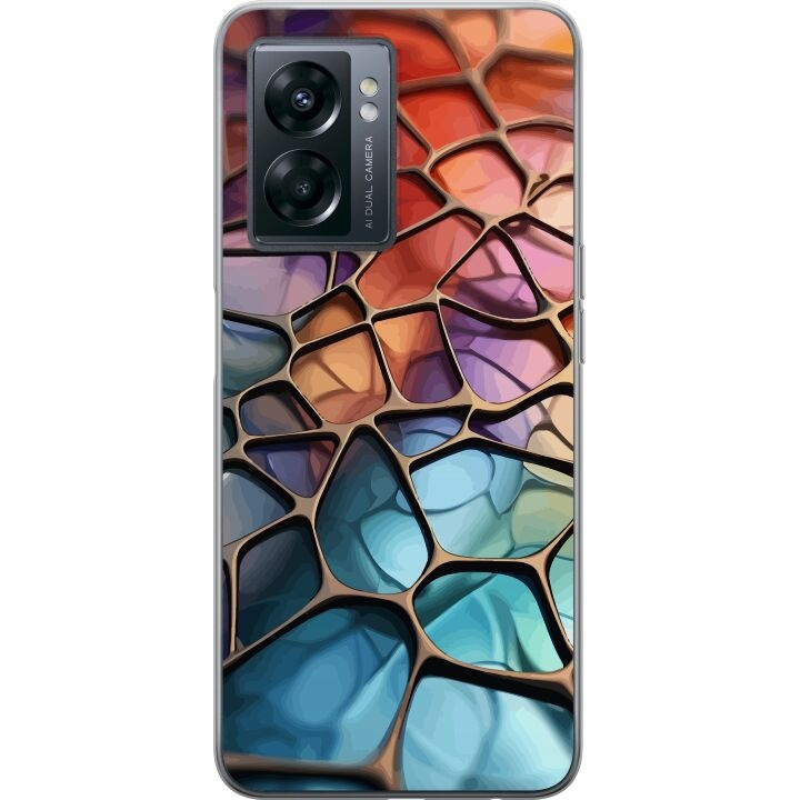 Mobilcover til OnePlus Nord N300 med Metallict mønster motiv i gruppen SMARTPHONES & TABLETS / Mobil Beskyttelse / OnePlus hos TP E-commerce Nordic AB (A57537)