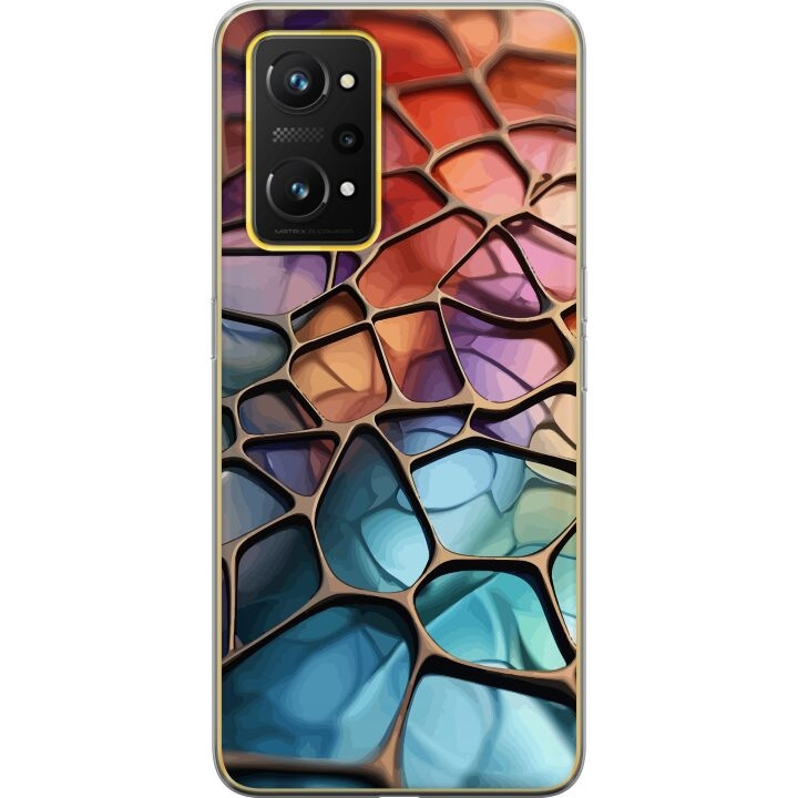 Mobilcover til Realme GT Neo 3T med Metallict mønster motiv i gruppen SMARTPHONES & TABLETS / Mobil Beskyttelse / Realme hos TP E-commerce Nordic AB (A58104)