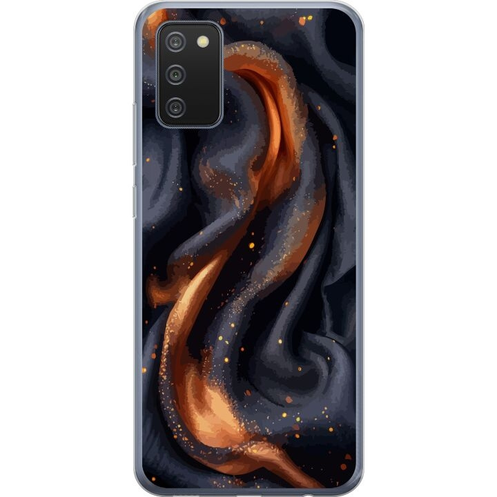 Mobilcover til Samsung Galaxy A02s med Brandigt silke motiv i gruppen SMARTPHONES & TABLETS / Mobil Beskyttelse / Samsung hos TP E-commerce Nordic AB (A58176)