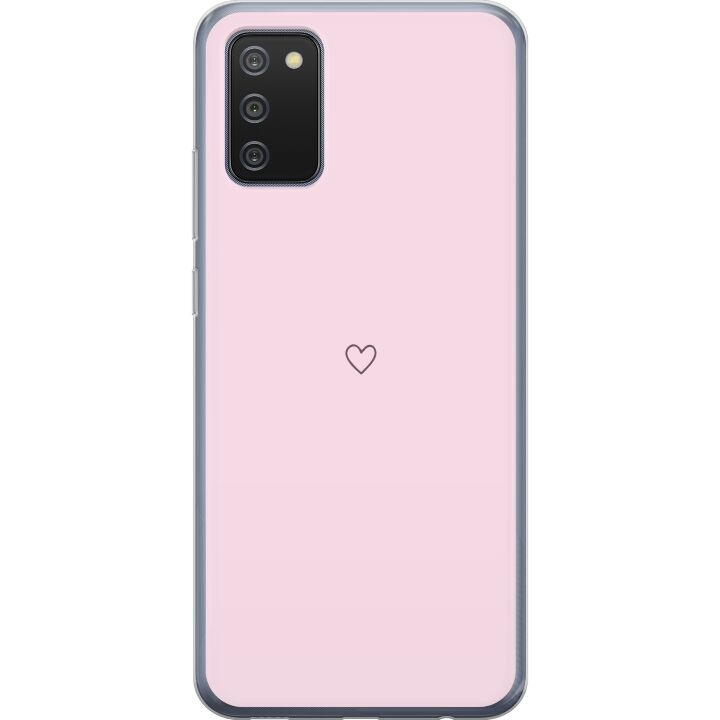 Mobilcover til Samsung Galaxy A02s med Hjerte motiv i gruppen SMARTPHONES & TABLETS / Mobil Beskyttelse / Samsung hos TP E-commerce Nordic AB (A58194)