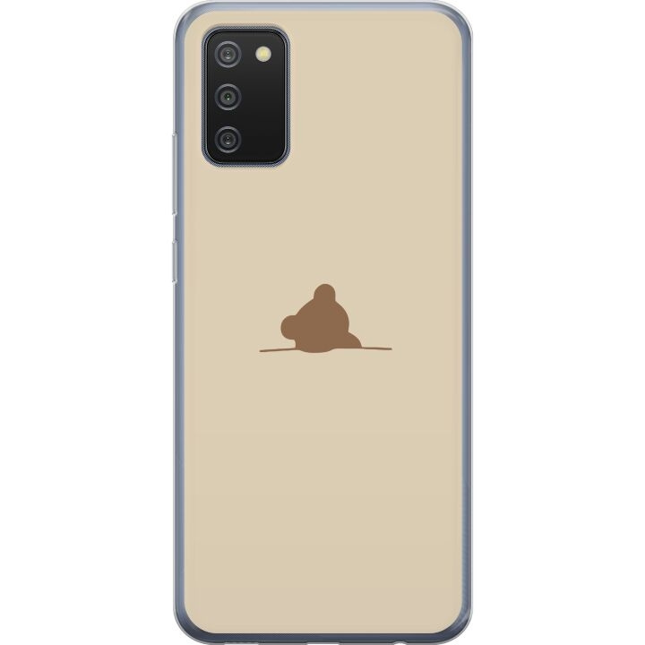 Mobilcover til Samsung Galaxy A02s med Nalle motiv i gruppen SMARTPHONES & TABLETS / Mobil Beskyttelse / Samsung hos TP E-commerce Nordic AB (A58195)