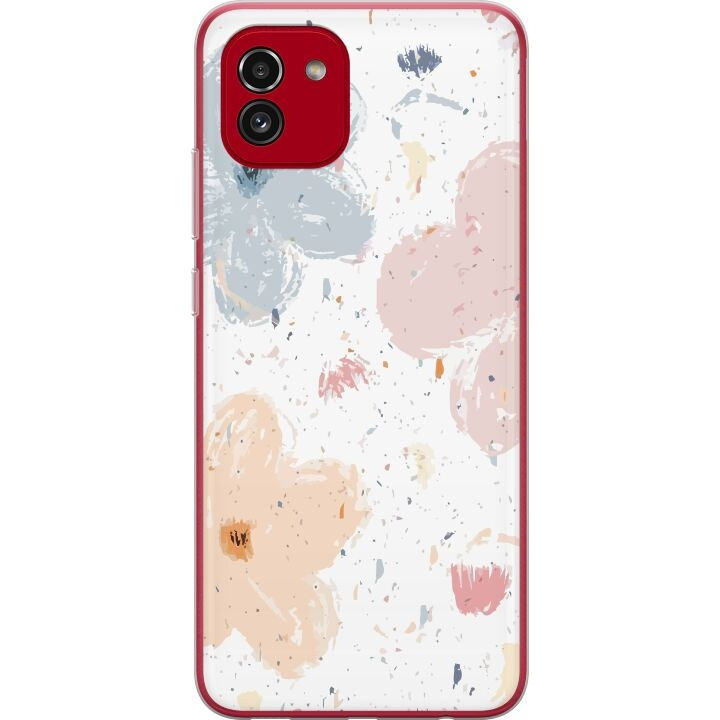 Mobilcover til Samsung Galaxy A03 med Blomster motiv i gruppen SMARTPHONES & TABLETS / Mobil Beskyttelse / Samsung hos TP E-commerce Nordic AB (A58241)