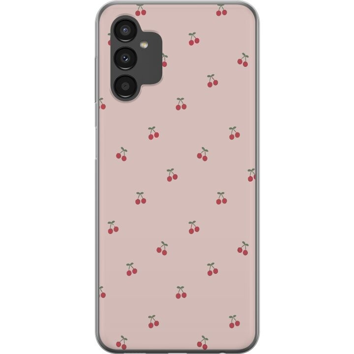 Mobilcover til Samsung Galaxy A04s med Kirsebær motiv i gruppen SMARTPHONES & TABLETS / Mobil Beskyttelse / Samsung hos TP E-commerce Nordic AB (A58344)
