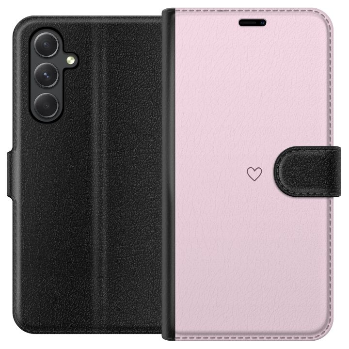 Tegnebogsetui til Samsung Galaxy A05s med Hjerte motiv i gruppen SMARTPHONES & TABLETS / Mobil Beskyttelse / Samsung hos TP E-commerce Nordic AB (A58437)