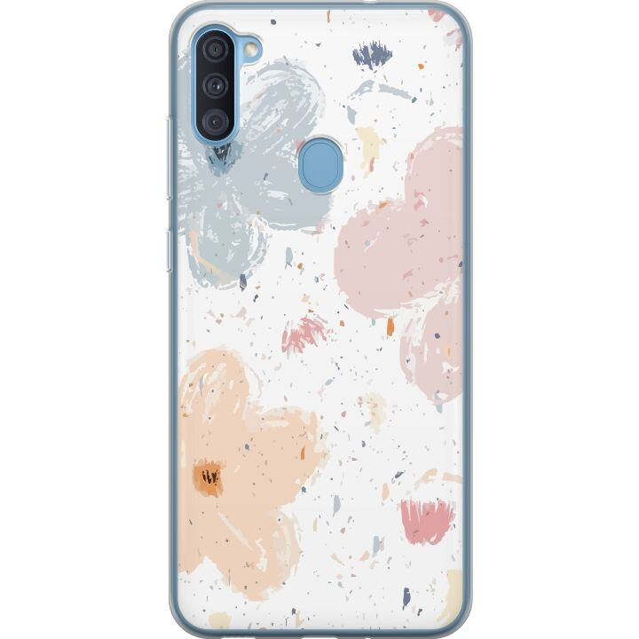Mobilcover til Samsung Galaxy A11 med Blomster motiv i gruppen SMARTPHONES & TABLETS / Mobil Beskyttelse / Samsung hos TP E-commerce Nordic AB (A58565)