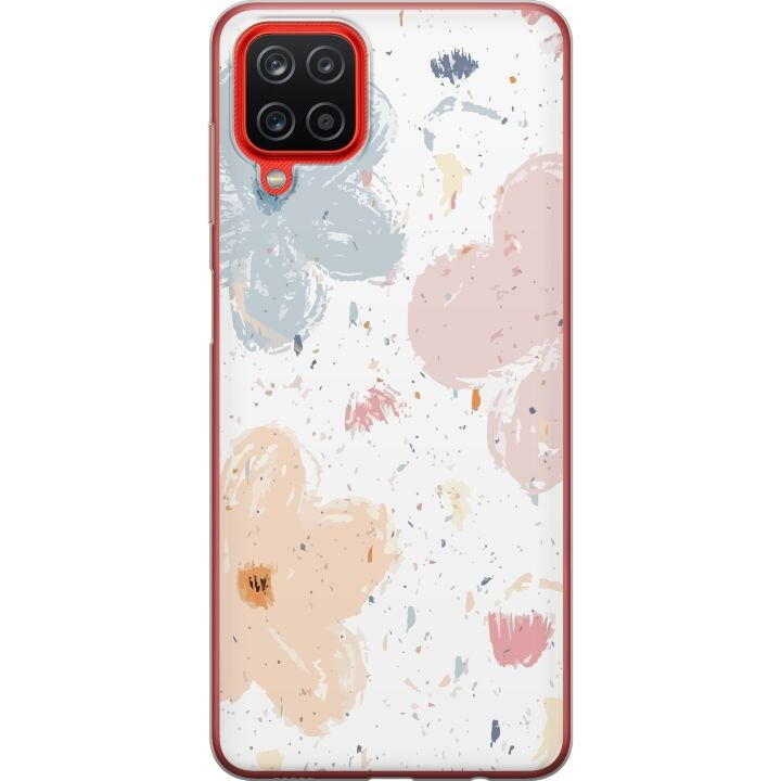 Mobilcover til Samsung Galaxy A12 med Blomster motiv i gruppen SMARTPHONES & TABLETS / Mobil Beskyttelse / Samsung hos TP E-commerce Nordic AB (A58619)
