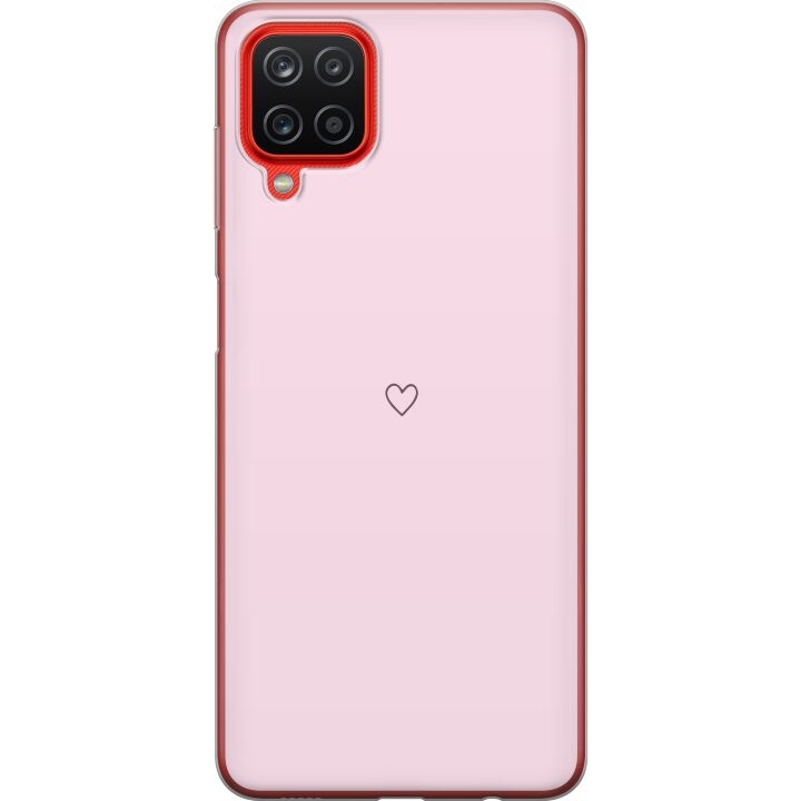 Mobilcover til Samsung Galaxy A12 med Hjerte motiv i gruppen SMARTPHONES & TABLETS / Mobil Beskyttelse / Samsung hos TP E-commerce Nordic AB (A58626)