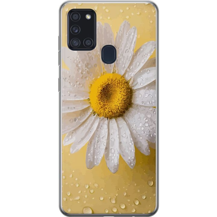 Mobilcover til Samsung Galaxy A21s med Porcelænsblomst motiv i gruppen SMARTPHONES & TABLETS / Mobil Beskyttelse / Samsung hos TP E-commerce Nordic AB (A58931)