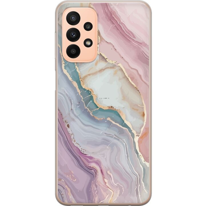 Mobilcover til Samsung Galaxy A23 med Marmor motiv i gruppen SMARTPHONES & TABLETS / Mobil Beskyttelse / Samsung hos TP E-commerce Nordic AB (A59061)