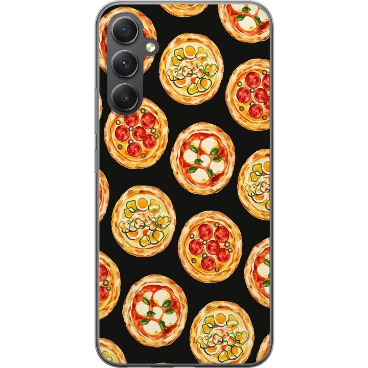 Mobilcover til Samsung Galaxy A24 4G med Pizza motiv i gruppen SMARTPHONES & TABLETS / Mobil Beskyttelse / Samsung hos TP E-commerce Nordic AB (A59133)