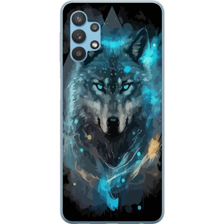 Mobilcover til Samsung Galaxy A32 5G med Ulve motiv i gruppen SMARTPHONES & TABLETS / Mobil Beskyttelse / Samsung hos TP E-commerce Nordic AB (A59233)