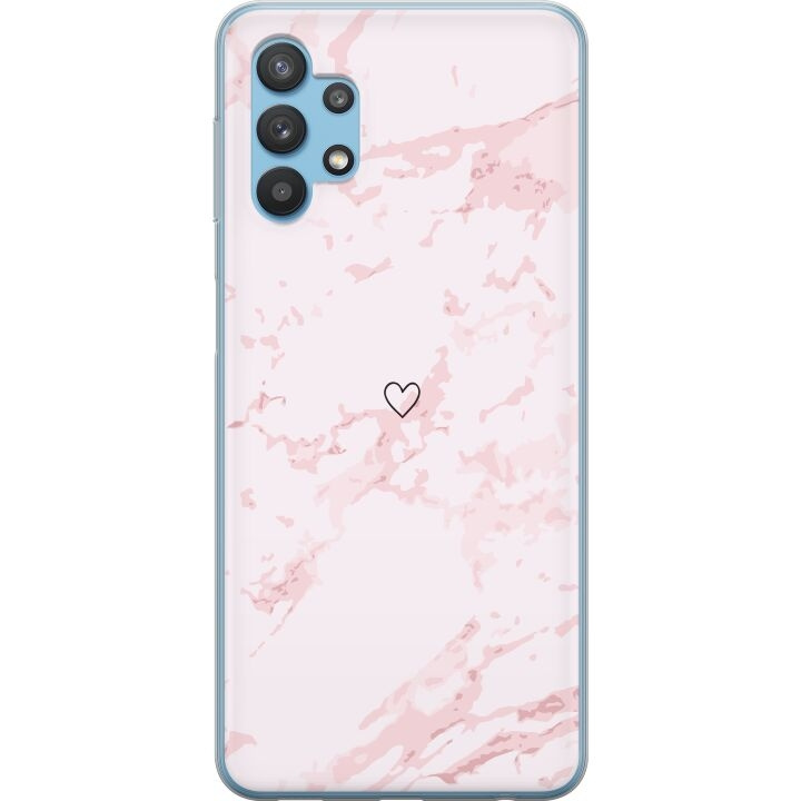 Mobilcover til Samsung Galaxy A32 5G med Rosa Hjerte motiv i gruppen SMARTPHONES & TABLETS / Mobil Beskyttelse / Samsung hos TP E-commerce Nordic AB (A59251)