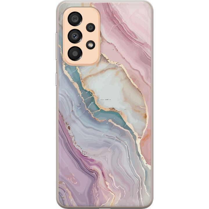 Mobilcover til Samsung Galaxy A33 5G med Marmor motiv i gruppen SMARTPHONES & TABLETS / Mobil Beskyttelse / Samsung hos TP E-commerce Nordic AB (A59304)