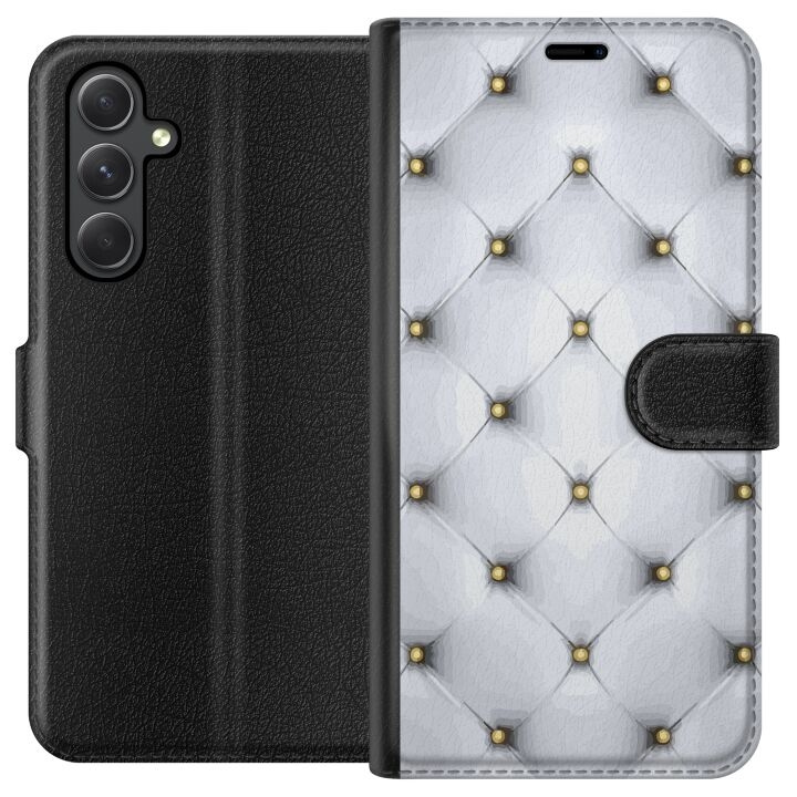 Tegnebogsetui til Samsung Galaxy A35 med Luksuriøst motiv i gruppen SMARTPHONES & TABLETS / Mobil Beskyttelse / Samsung hos TP E-commerce Nordic AB (A59377)
