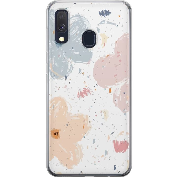 Mobilcover til Samsung Galaxy A40 med Blomster motiv i gruppen SMARTPHONES & TABLETS / Mobil Beskyttelse / Samsung hos TP E-commerce Nordic AB (A59483)