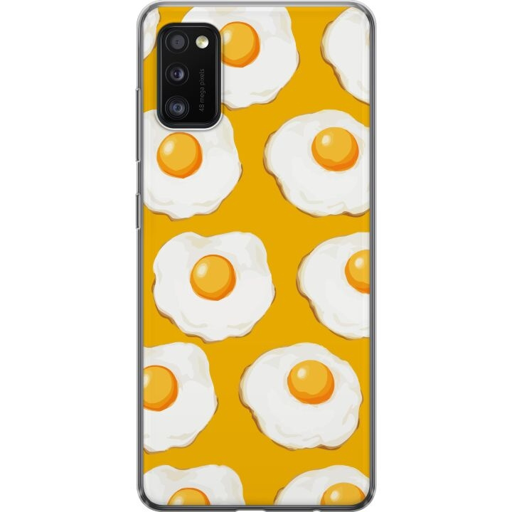 Mobilcover til Samsung Galaxy A41 med Stegt æg motiv i gruppen SMARTPHONES & TABLETS / Mobil Beskyttelse / Samsung hos TP E-commerce Nordic AB (A59527)