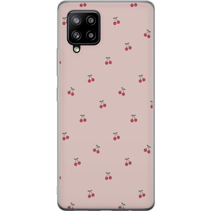Mobilcover til Samsung Galaxy A42 5G med Kirsebær motiv i gruppen SMARTPHONES & TABLETS / Mobil Beskyttelse / Samsung hos TP E-commerce Nordic AB (A59586)