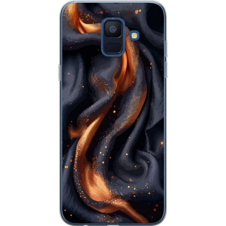 Mobilcover til Samsung Galaxy A6 (2018) med Brandigt silke motiv i gruppen SMARTPHONES & TABLETS / Mobil Beskyttelse / Samsung hos TP E-commerce Nordic AB (A59985)