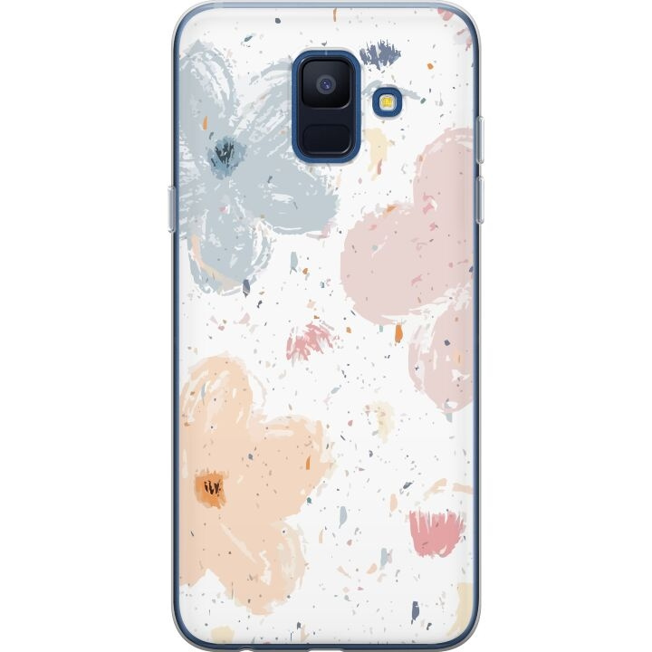 Mobilcover til Samsung Galaxy A6 (2018) med Blomster motiv i gruppen SMARTPHONES & TABLETS / Mobil Beskyttelse / Samsung hos TP E-commerce Nordic AB (A59996)