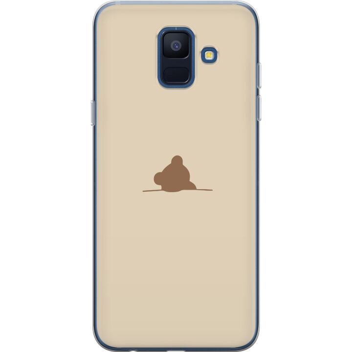 Mobilcover til Samsung Galaxy A6 (2018) med Nalle motiv i gruppen SMARTPHONES & TABLETS / Mobil Beskyttelse / Samsung hos TP E-commerce Nordic AB (A60004)